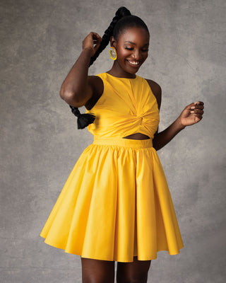 Iyanna Mini Dress Yellow