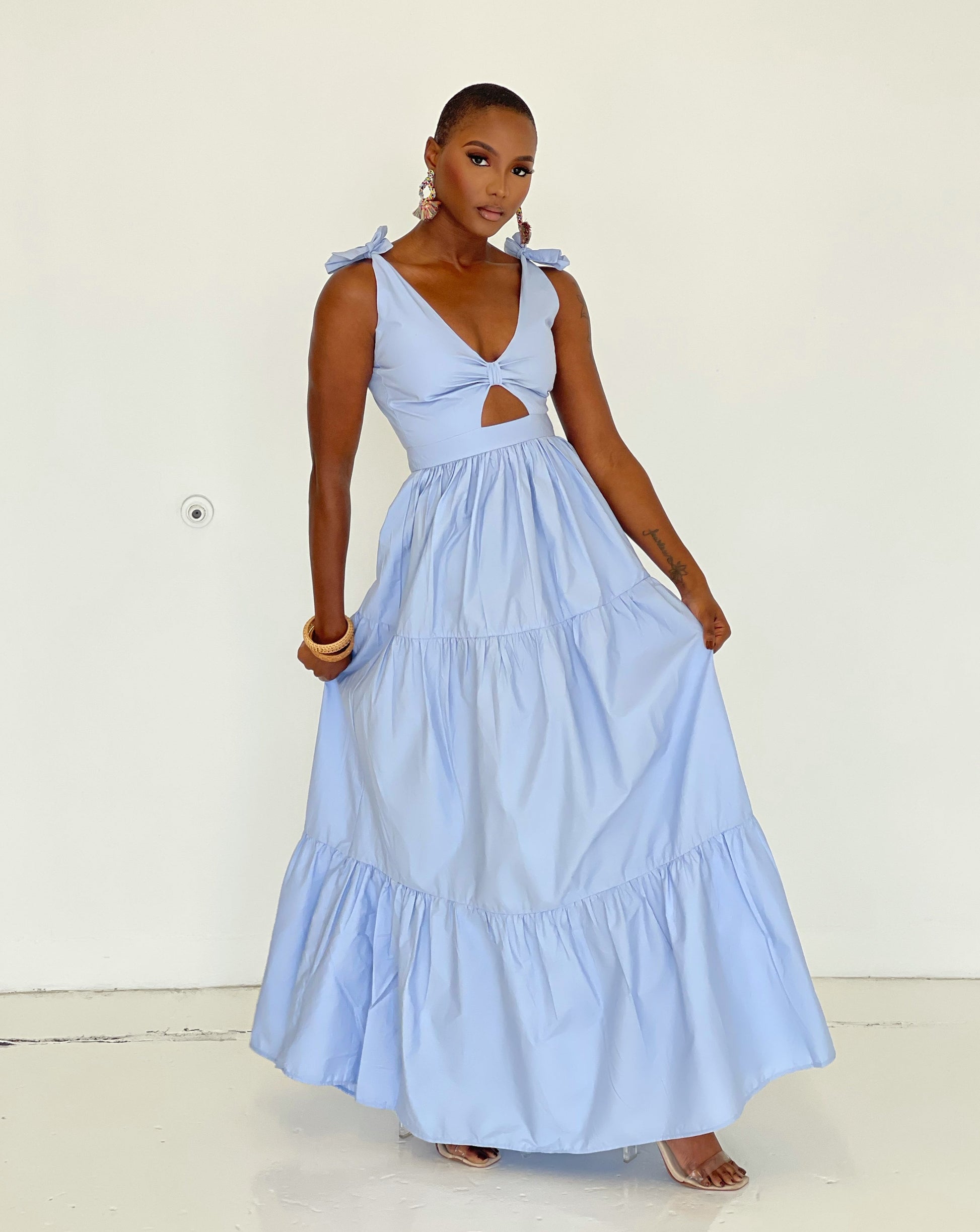 Ivanna Maxi Vacation Dress Powder Blue – ForeverAmelia